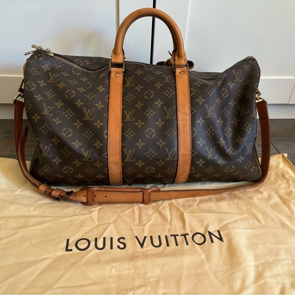 Louis Vuitton Keepall Bandouliere 50 with Dust Bag - Picture 1 of 13